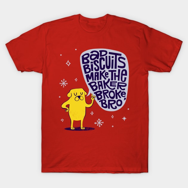 Bad Biscuits T-Shirt by grrrenadine